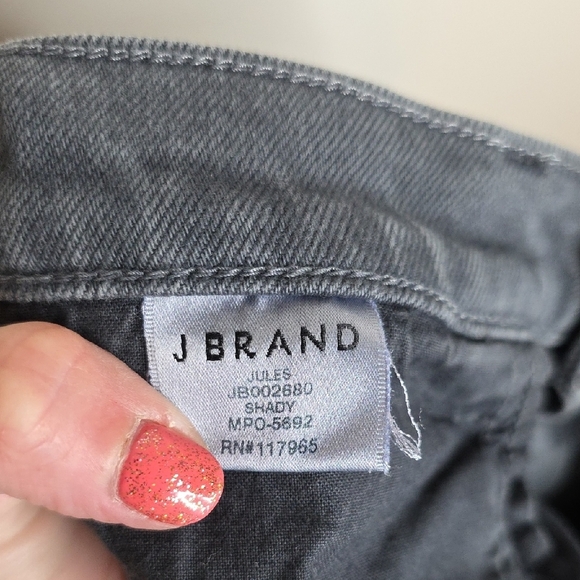 J Brand Jules Style Charcoal Denim Jeans Sz 26 - Picture 6 of 8